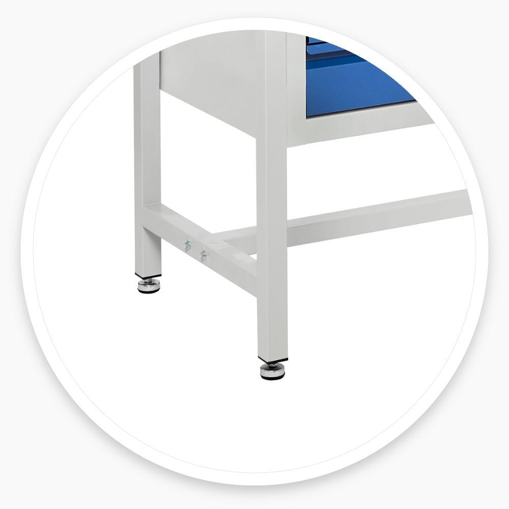 Industrial Workbench with Storage