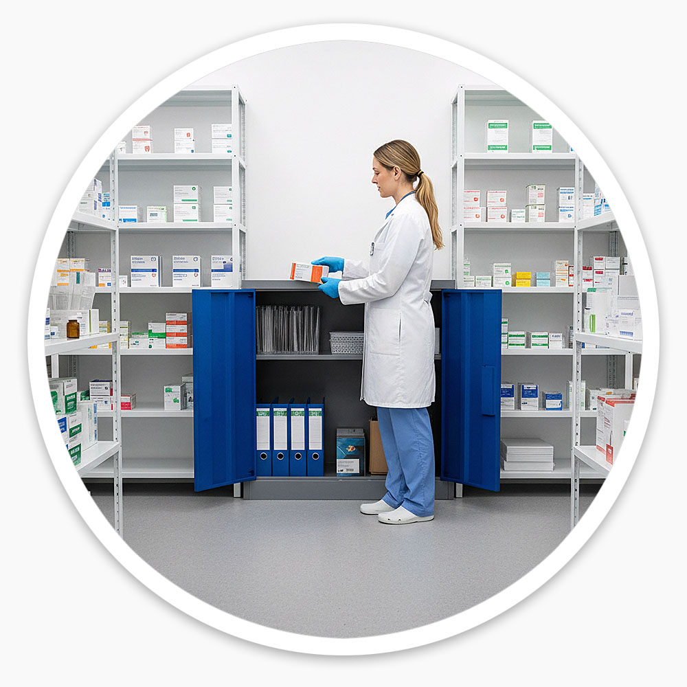 Lockable Storage Cabinet