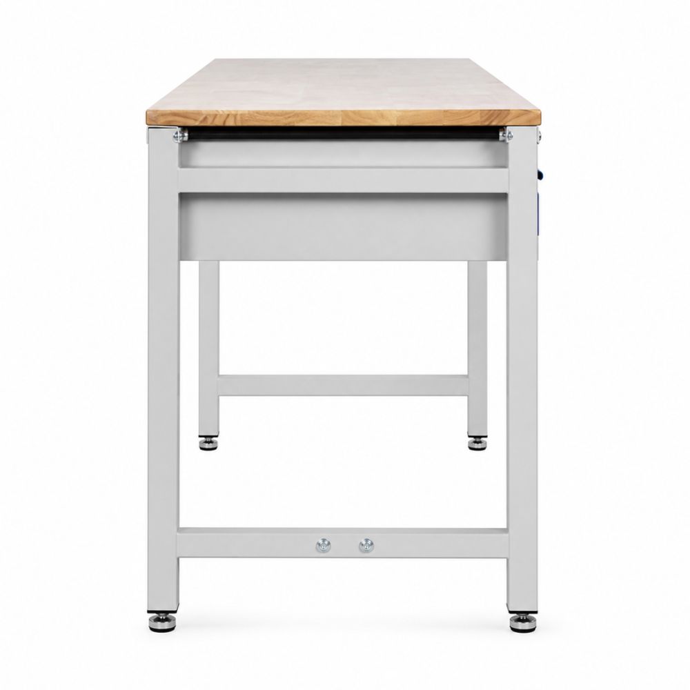 Long Workbench with Drawers