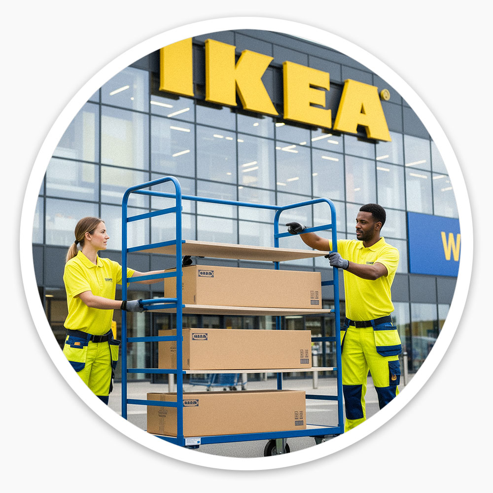 Mobile Shelf Trolley