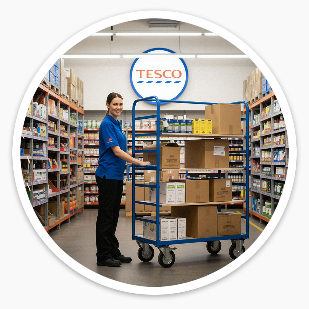 Mobile Shelf Trolley