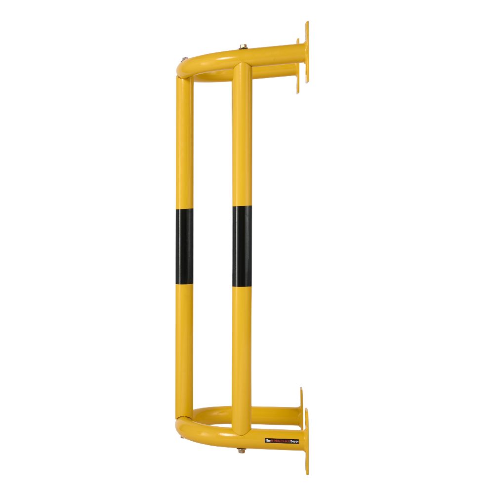 Side view of the Pipe Protector's three parallel rails