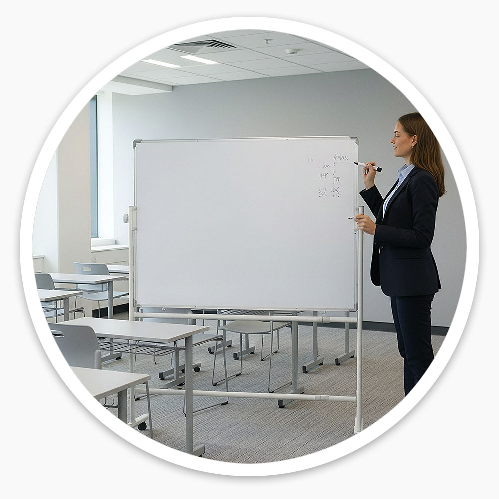 Revolving Mobile Whiteboard