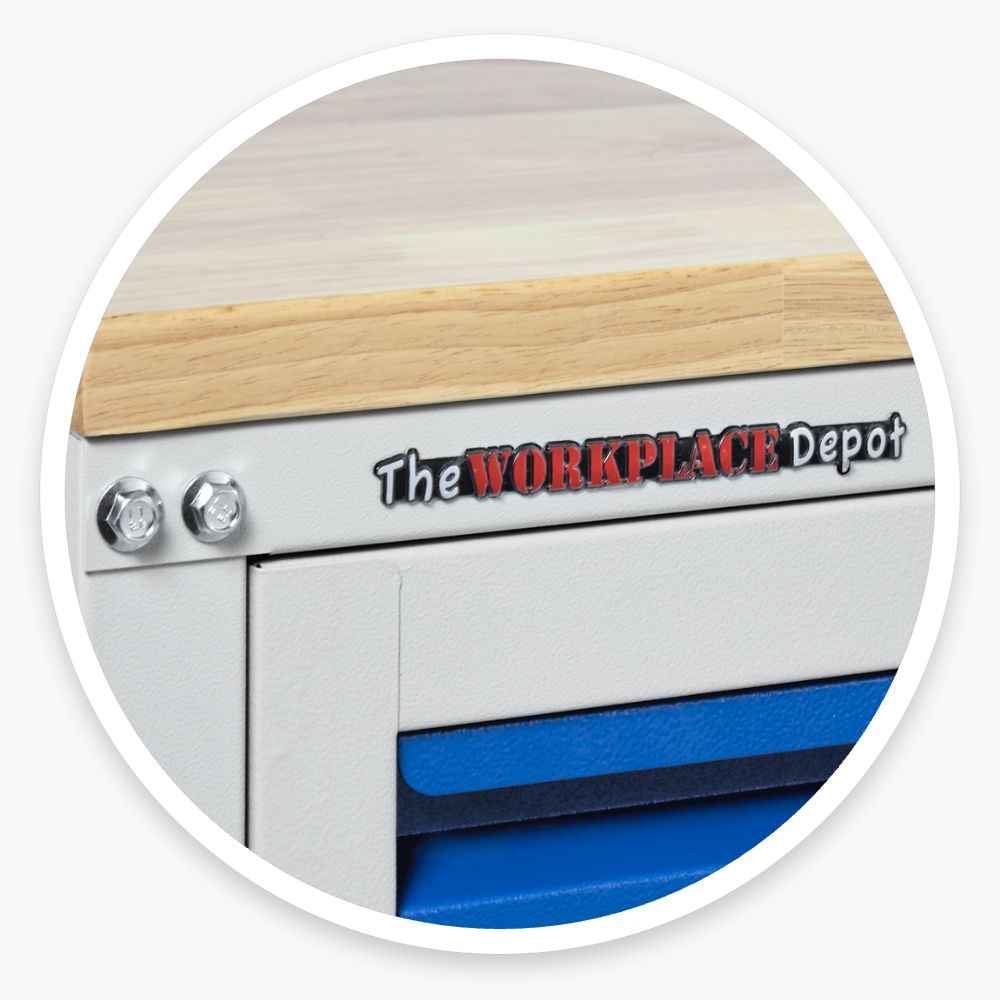 Steel Workbench with Drawers