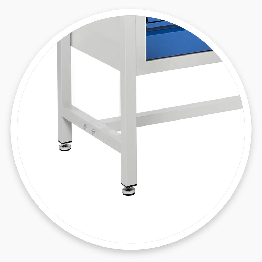 Steel Workbench with Drawers