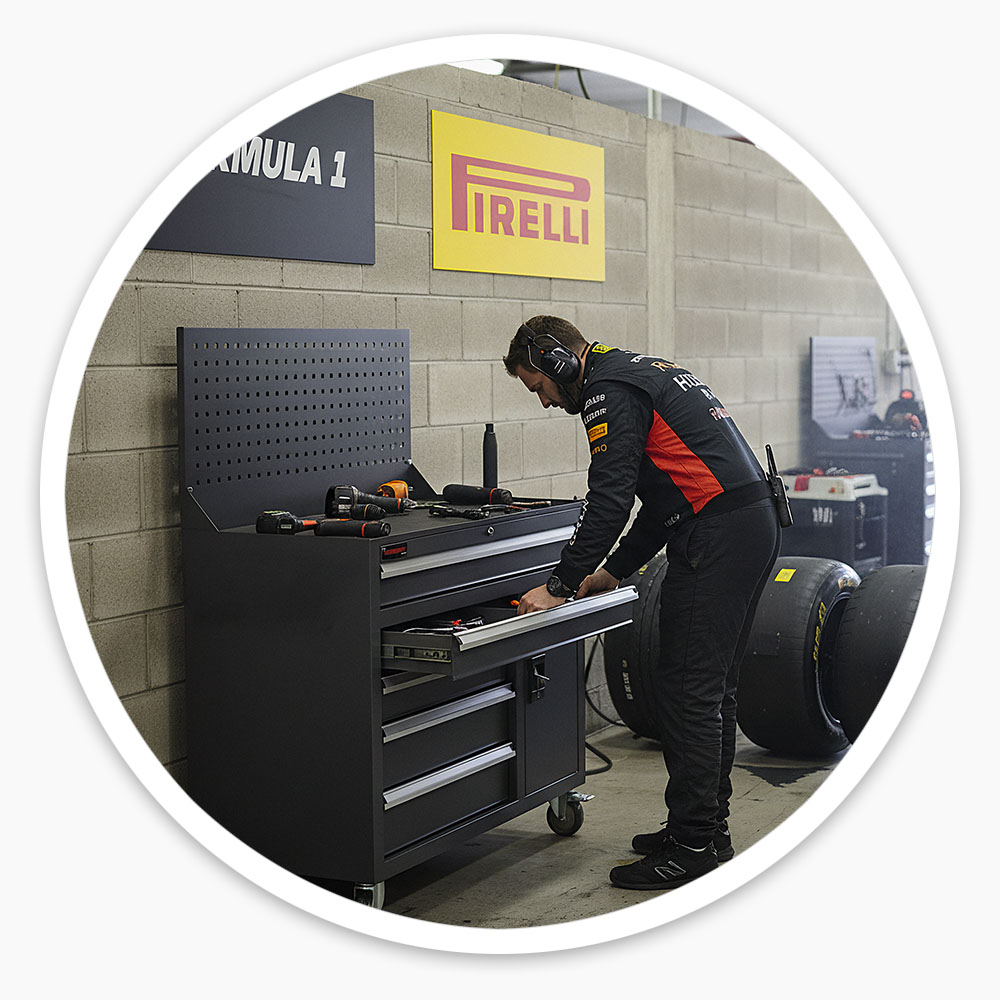 Tool Box with Pegboard