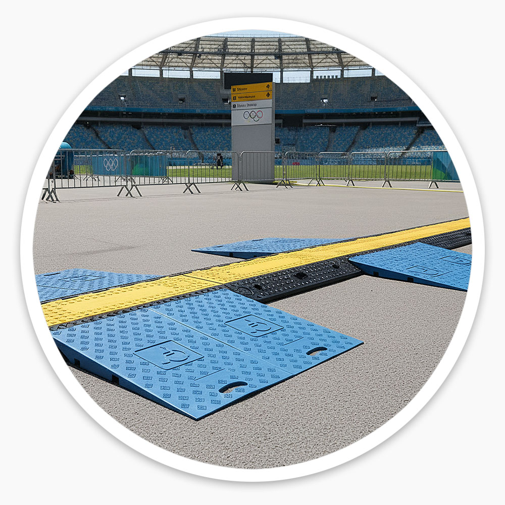 Wheelchair Ramp for Cable Protector