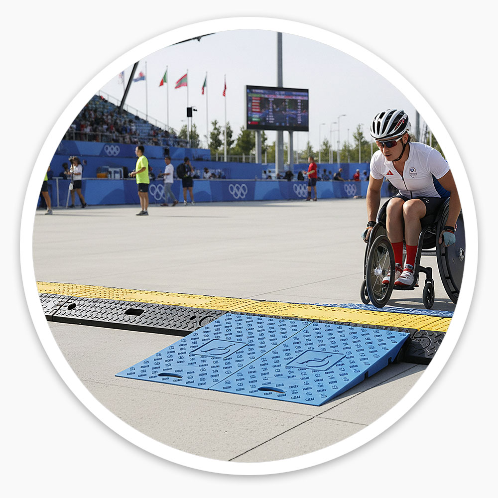 Wheelchair Ramp for Cable Protector
