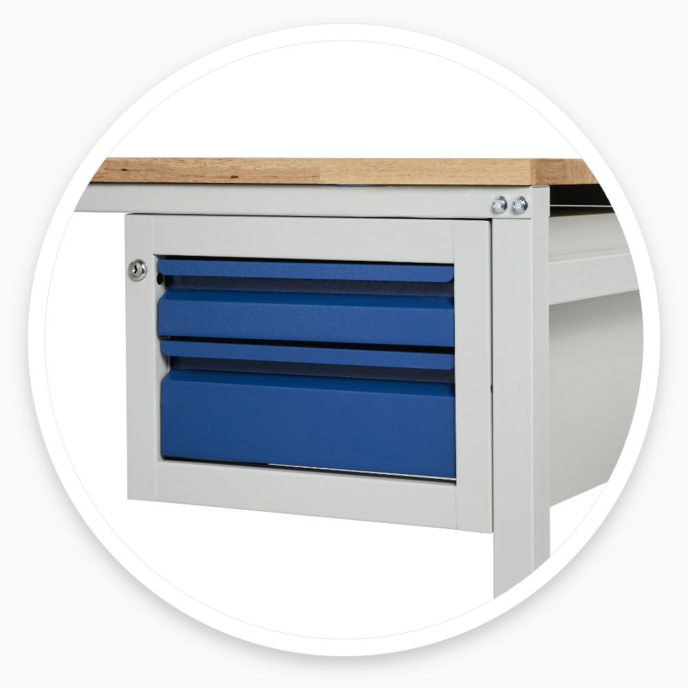 Workshop Bench with Drawers
