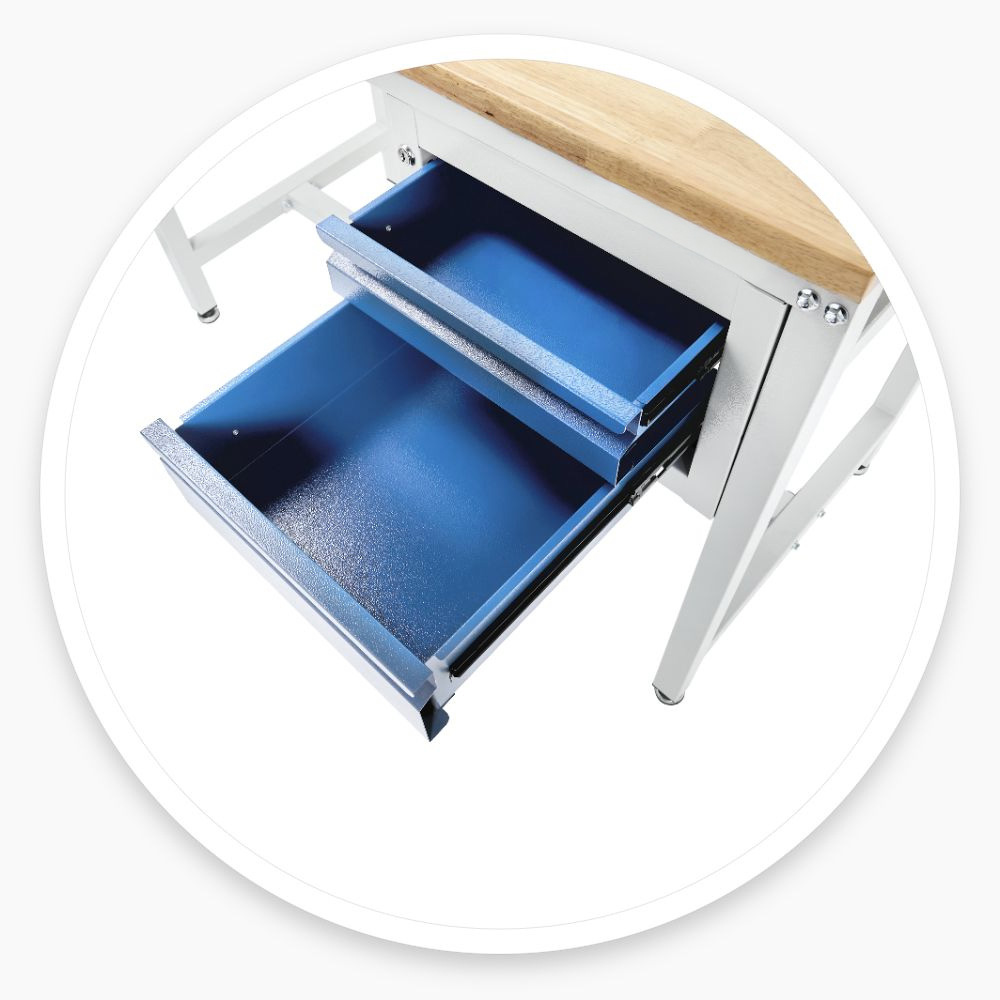 Workshop Bench with Drawers